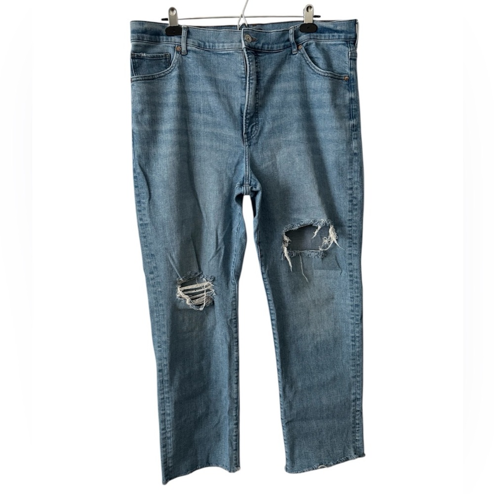 Express Super High Rise Modern Straight Jeans ✨